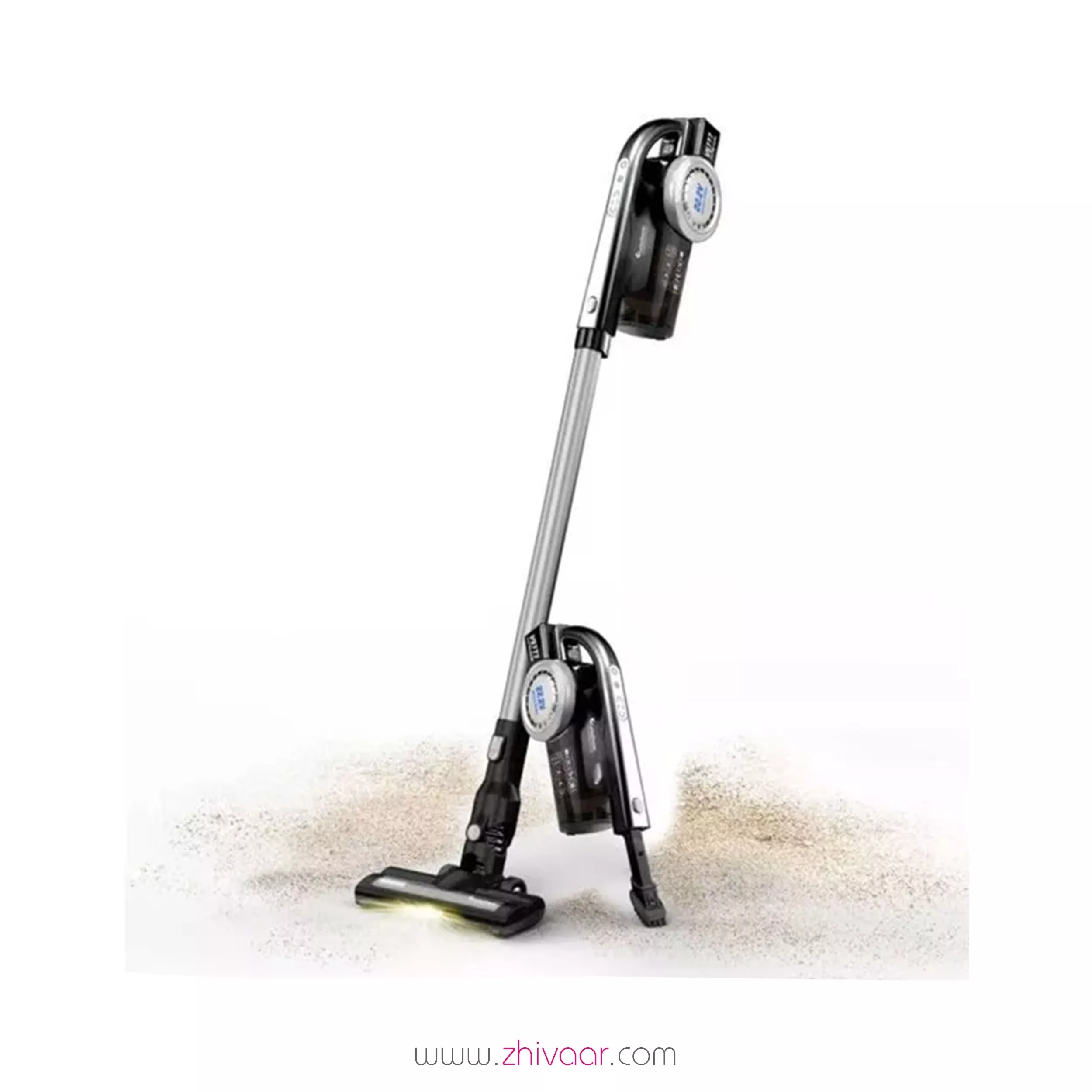 خرید جارو شارژي سافلون مدل EV-679S-222 رنگ نقره اي مشکي